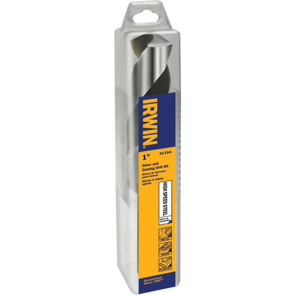 Irwin 1 In. Black Oxide Silver & Deming Drill Bit 91164