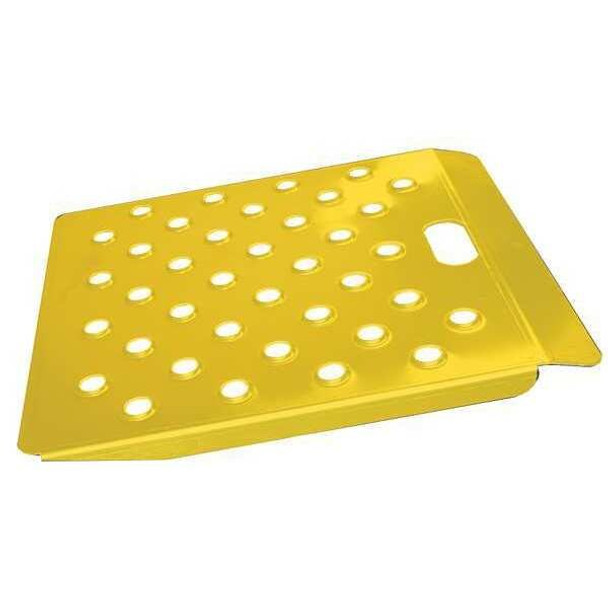 Manufacturer Varies Curb Ramp,Alum.,Yellow,22 In. W,24 In. L CRW2224-SY