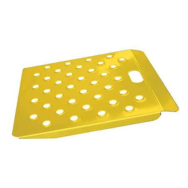 Manufacturer Varies Curb Ramp,Alum.,Yellow,22 In. W,24 In. L CRW2224-SY