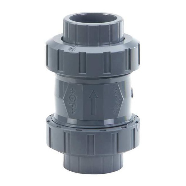 Georg Fischer 1" Threaded Socket PVC/EPDM Spring Check Valve 161562104