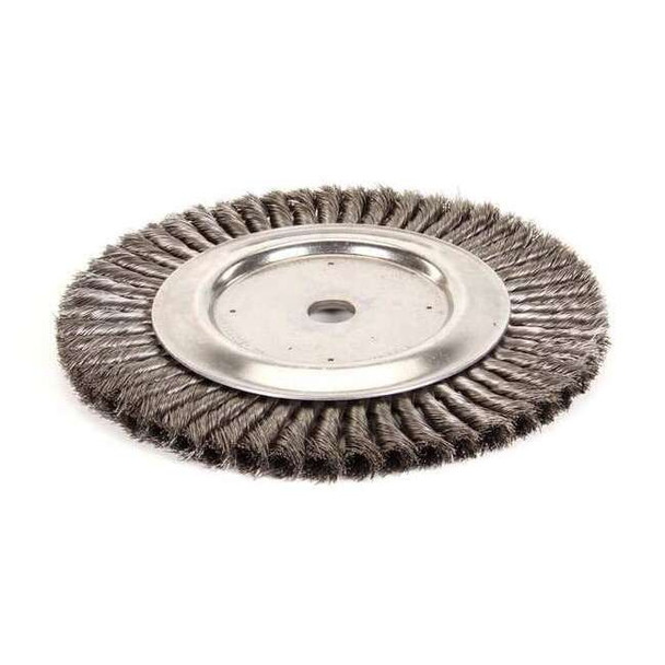Weiler Twist Wire Wheel Wire Brush, Arbor, 10" 90862