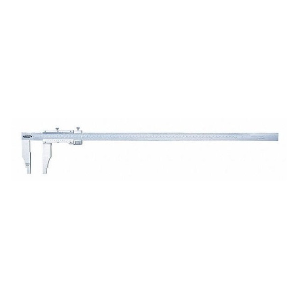 Insize Vernier Caliper,SS,0 to 24"Range,4"Jaw D 1211-24