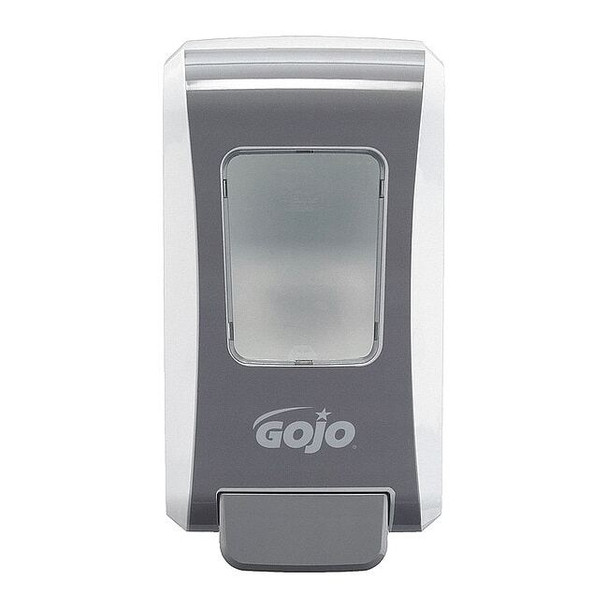 Gojo FMX-20 2000mL Foam Soap Dispenser, Push-Style, White/Gray 5270-06