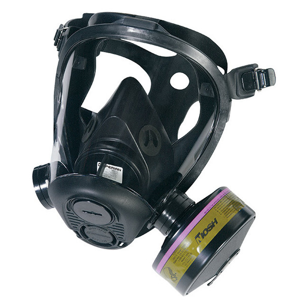 Honeywell Survivair Opti-Fit™ Tactical Gas Mask, Large, Black, 1/Each