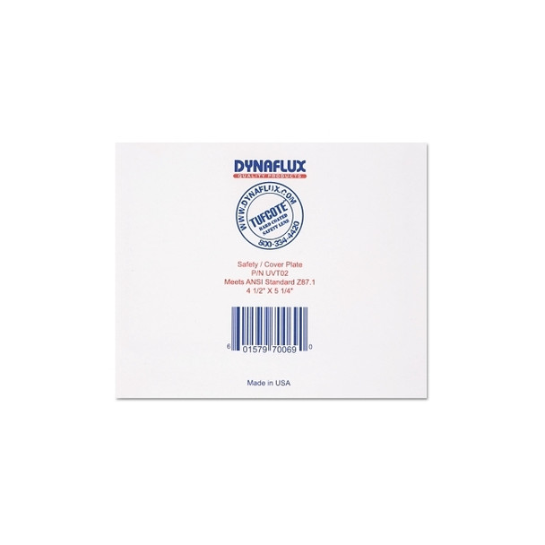 TUFCOTE Polycarbonate Hard Coated Lens, Scratch Resistant, 4-1/2 in x 5-1/4 in, Polycarbonate, Clear