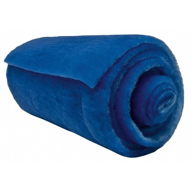 48 in x 45 ft x 2 in Polyester Air Filter Roll, MERV 8, Blue/White