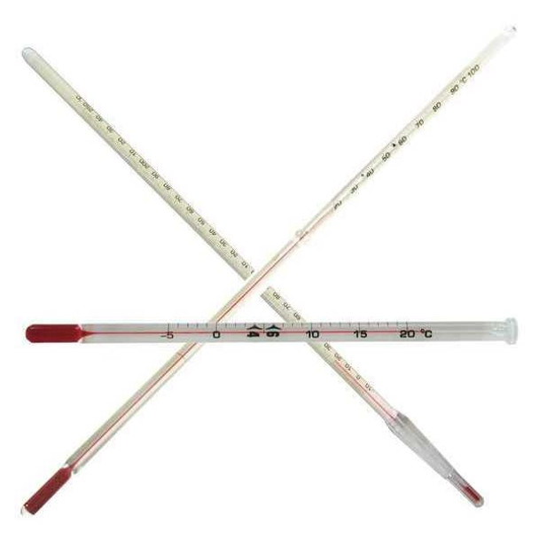 Thermco Liquid In Glass Thermometer,20 to 100C ACC711SSC