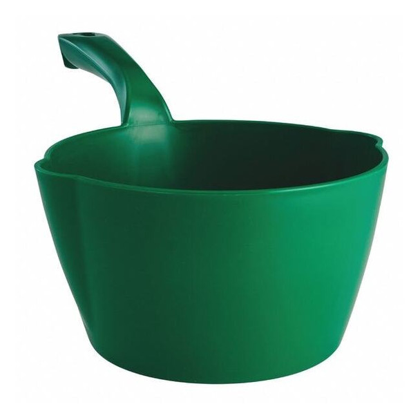 Vikan Large Hand Scoop,Green,13" L,8-1/4" W 56822