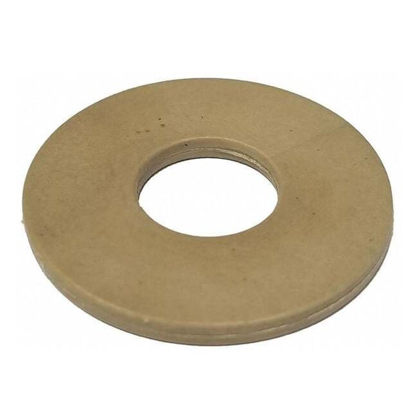 Flat Washer, For Screw Size #10 ,PEEK Plain Finish, 10 PK
