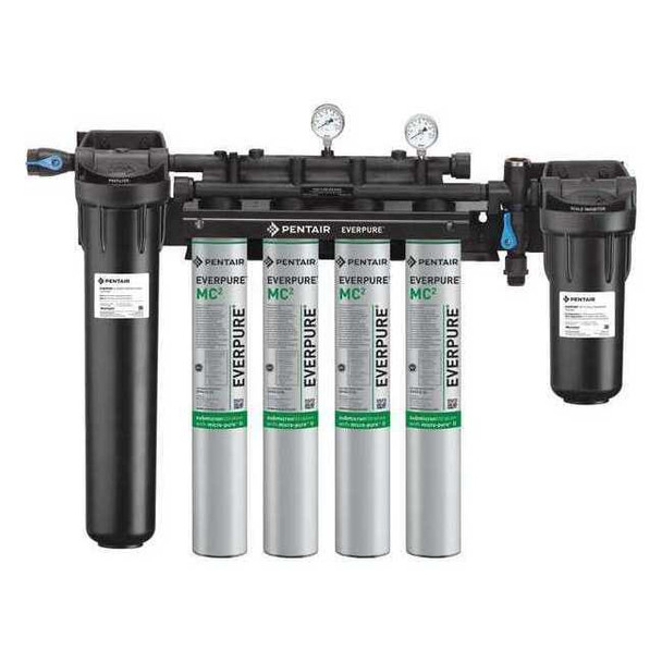 Pentair Everpure WaterFiltrationSystem,0.5micron,251/2inH EV943710-75