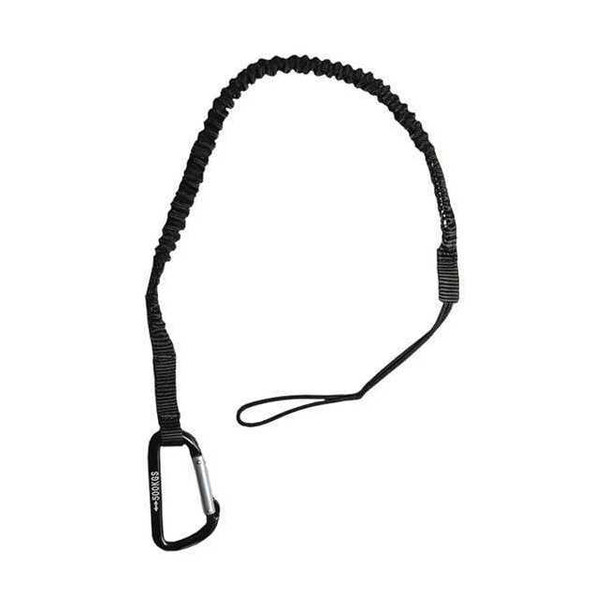 Gear Keeper Tool Lanyard,44in L,Black,15lb,Aluminum TL1-3008