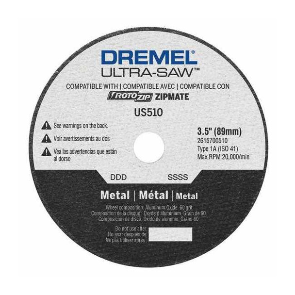 Dremel Cutting Wheel,3-1/2 in. dia. US510-01