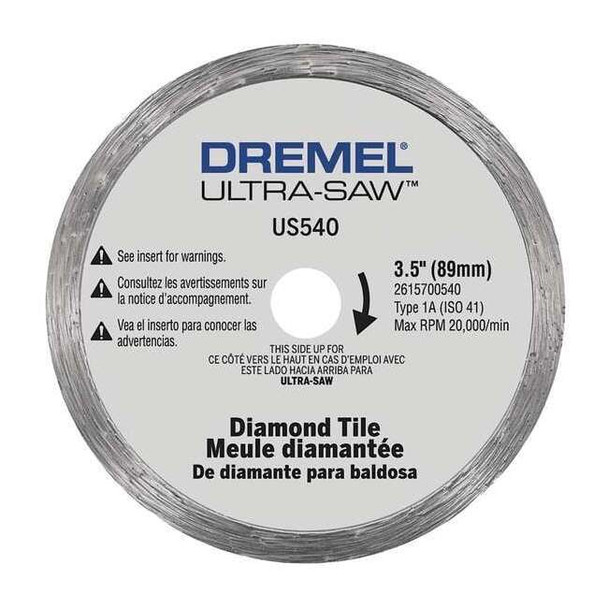 Dremel Cutting Wheel,Diamond,3-1/2 in. dia. US540-01