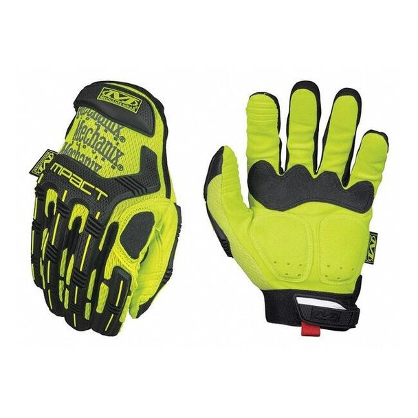 Mechanix Wear M-Pact XD Impact Gloves,S,Hi-Vis Yellow,PR SMP-91-008
