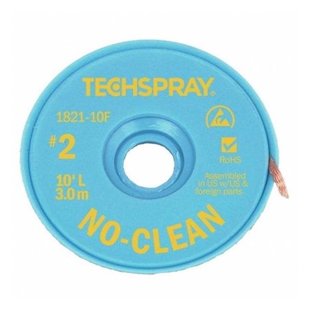 Techspray TECHSPRAY No.2 Desoldering Braid 1821-10F