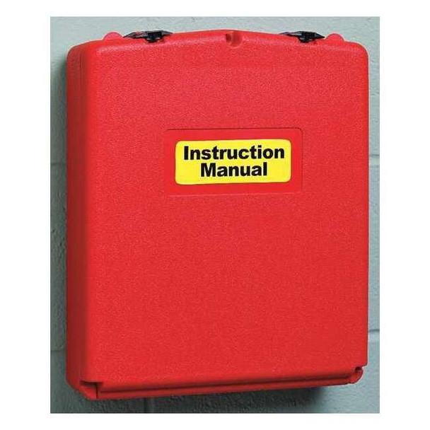 Justrite Document Box, Plastic, 13 1/8 in W, 15 3/4 in H 23306