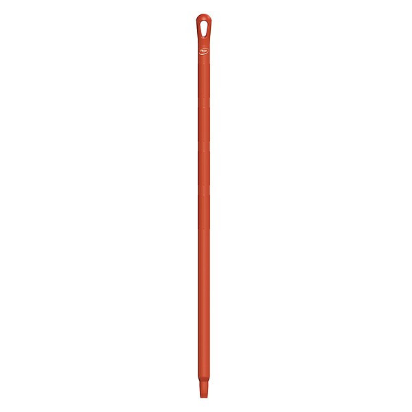 Vikan Color Coded Handle, 1 1/4 in Dia, Red, Polypropylene 29684