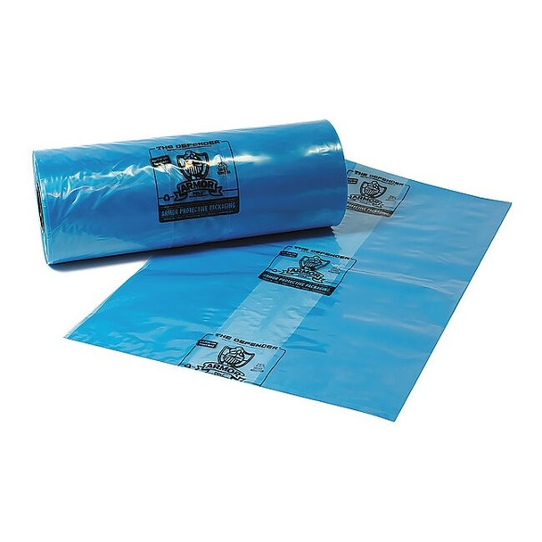 Armor Poly VCI Bags, 20" x 16", 4 mil, Blue, None, 100 PK PB4B201630D