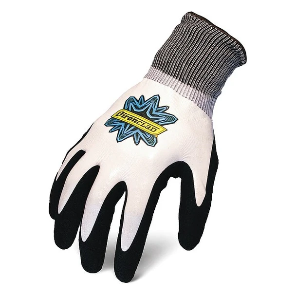 Knit Glove, Cut Level A2 ,Double Dipped ,Nitrile ,Sandy ,L