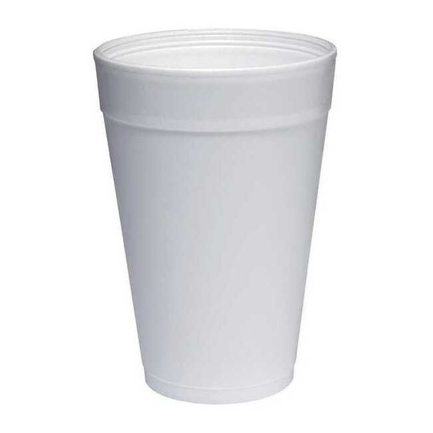 Dart Disposable Hot cup 32 oz. White, Foam, Pk500 32TJ32