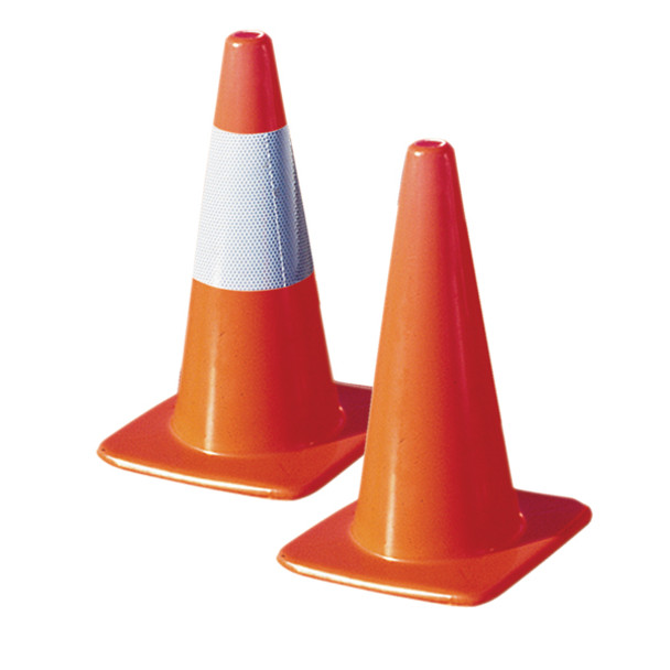 TruForce™ Traffic Cone, 18", 2 lb, Dayglow Orange, 1/Each