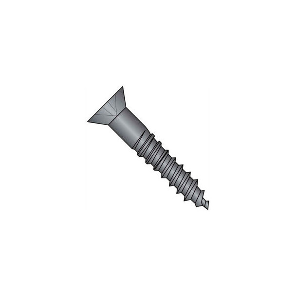#9 x 1-1/2 Phillips Flat Full Body 2/3 Thread Wood Screw Zinc Coated- Pkg of 100