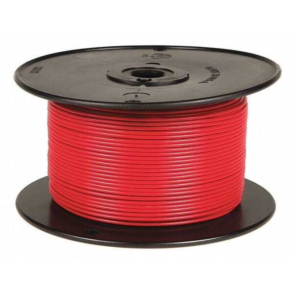 Grote Primary Wire, GPT, 14 AWG, 1C C, Red, PVC, Stranded, 60V, 500 ft. 87-7500