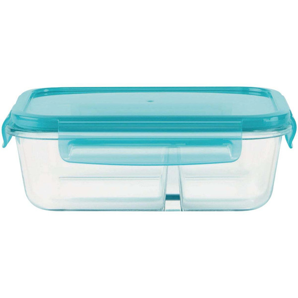 Pyrex MealBox 3.4 Cup Rectangle Storage Container with Plastic Cover 1138857