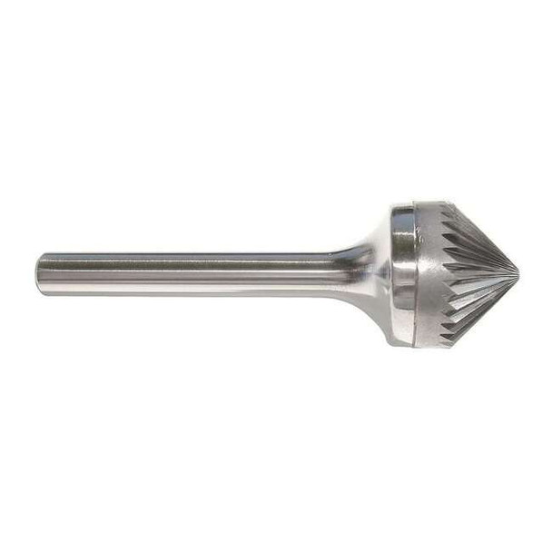 Manufacturer Varies Carbide Bur,Cone,1/2 In,1/4 Shank 310-001174