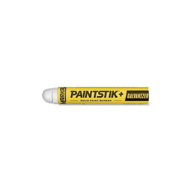 PAINTSTIK®+ GALVANIZER Solid Paint Marker, 11/16 in dia x 4.75 in L, White