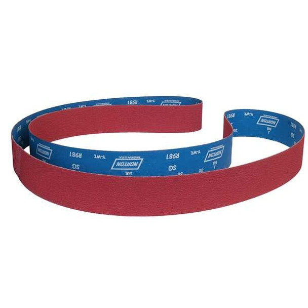 Norton Abrasives Sanding Belt,24 in L,1/4 in W,60 G 78072756534 Norton Abrasives Sanding Belt,24 in L,1/4 in W,60 G 78072756534