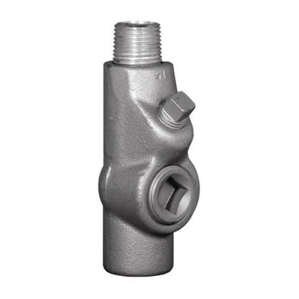 IMC Sealing, 1-1/4 in, Threaded, Iron, Powder Coated, Silver