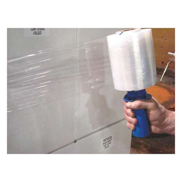 Stretch Wrap, 5" W x 650 ft. L, 150 ga, Cast Style, Clear, Heavy Duty