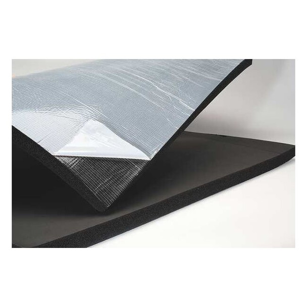 Insulation Sheet, NBR/PVC, 36 in x 48 in, 3/4 in Wall, Black
