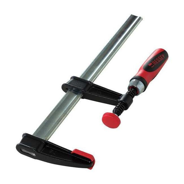 12 in Bar Clamp, Composite Plastic Handle and 2 1/2 in Throat Depth