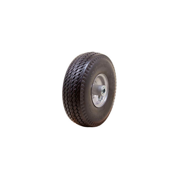 Marathon Flat Free Tire 30030 - 4.10/3.50-4 Sawtooth Tread - 3.5"" Centered - 5/
