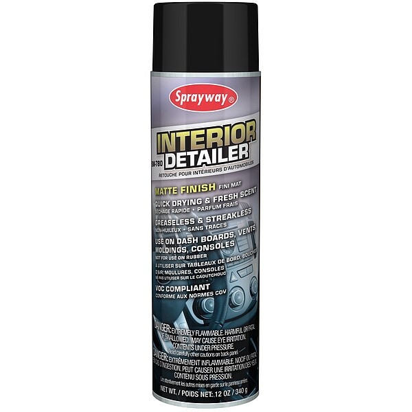 Sprayway Interior Detailer,Net 12 Oz. SW780