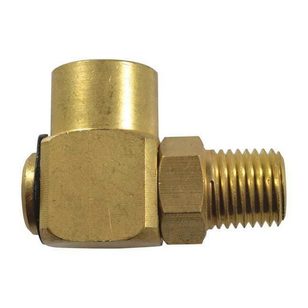 Speedaire Swivel,90 Deg.,Steel,1/4 in FNPT Inlet TT2CUC51G