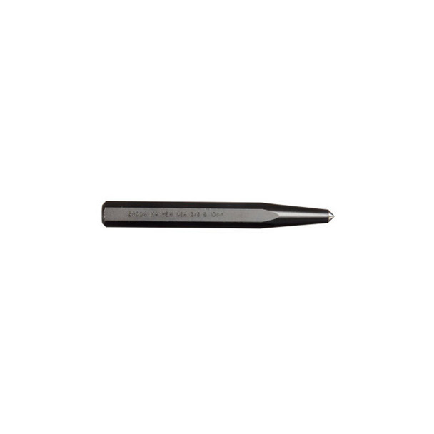 Center Punch - Full Finish, 6-1/4 in, 3/8 in Tip, Alloy Steel