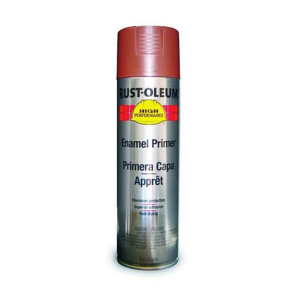 Rust Preventative Spray Primer, Red, 15 oz, Aerosol Can, Gloss