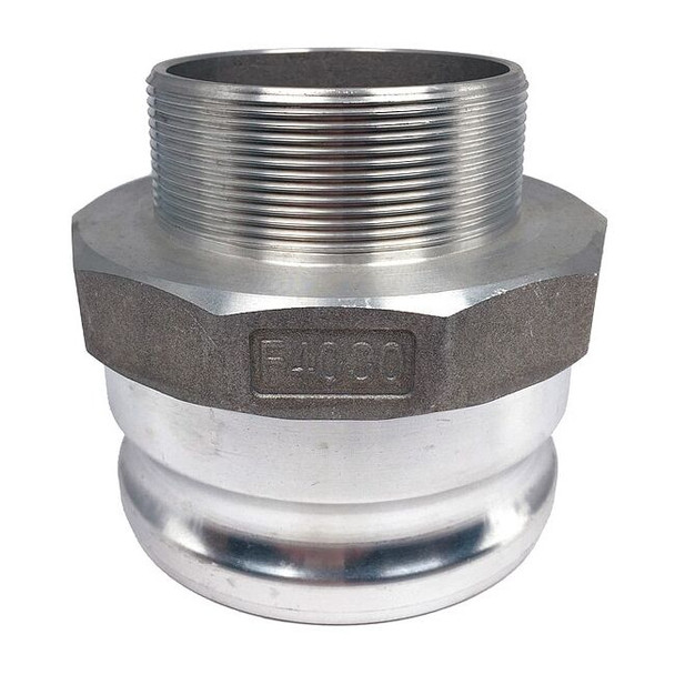 Manufacturer Varies Cam and Groove Adapter,4",Aluminum PLE38