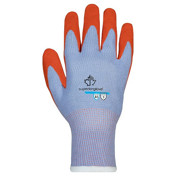 Cut-Resistant Gloves, Cut Level A5 ,Dipped ,Foam Latex ,Smooth ,8 1 PR