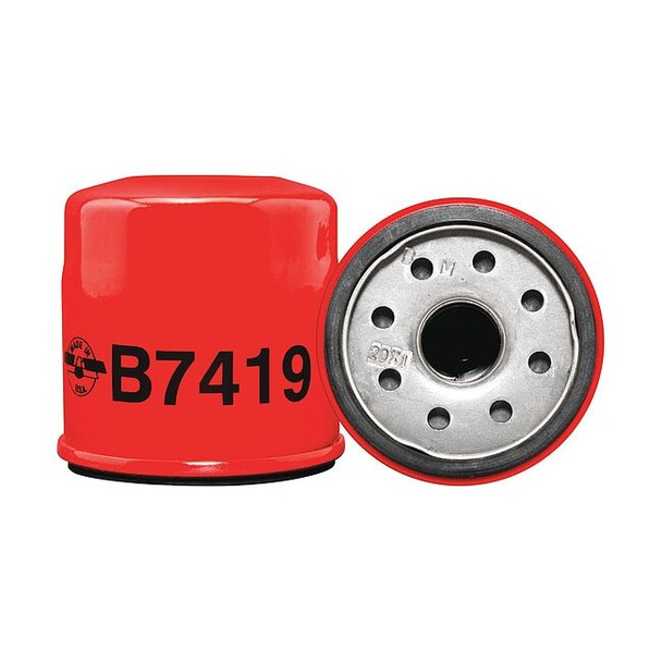 Baldwin Filters Oil Fltr, Spin-On, 2-5/8"x2-21/32"x2-5/8" B7419