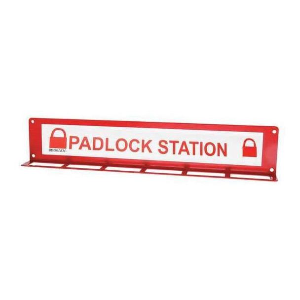 Brady Padlock Station,Unfilled,3 In H LR360E