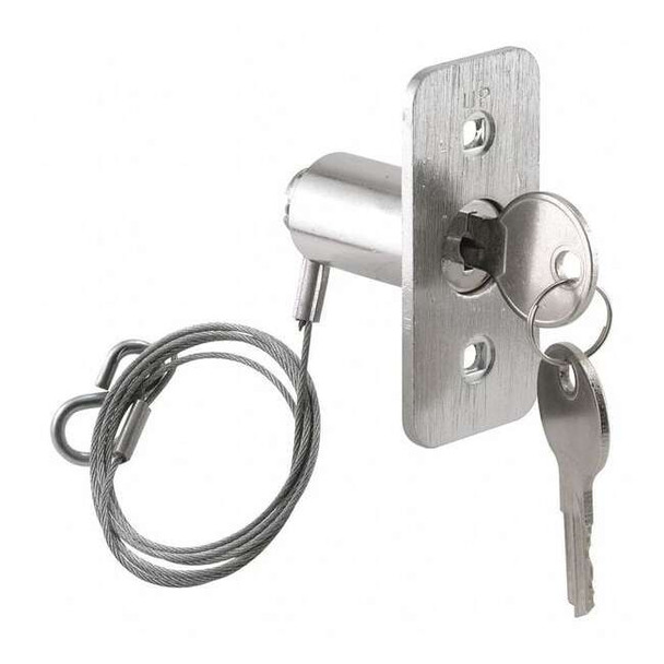 Emergency Release Kit, Diecast, Brushed Chrome (Single Pack)