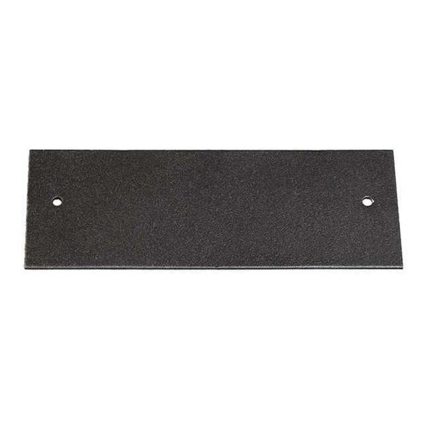 Wiremold Blank Cover Plate,Black,Steel, 2 x5-1/2" OFR47-B