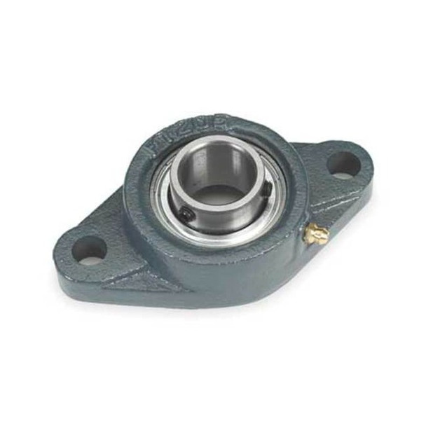 Dayton Flange Bearing,2-Bolt,Ball,3/4" Bore 3FDA8