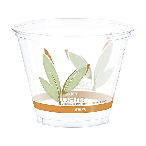 Solo Disp Cold Cup,10 oz,White/Green,PK1000 RTP9RBARE