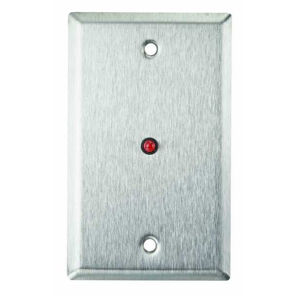 Alarm Controls Wall Plate,Single Gang,Stainless Steel RP-28