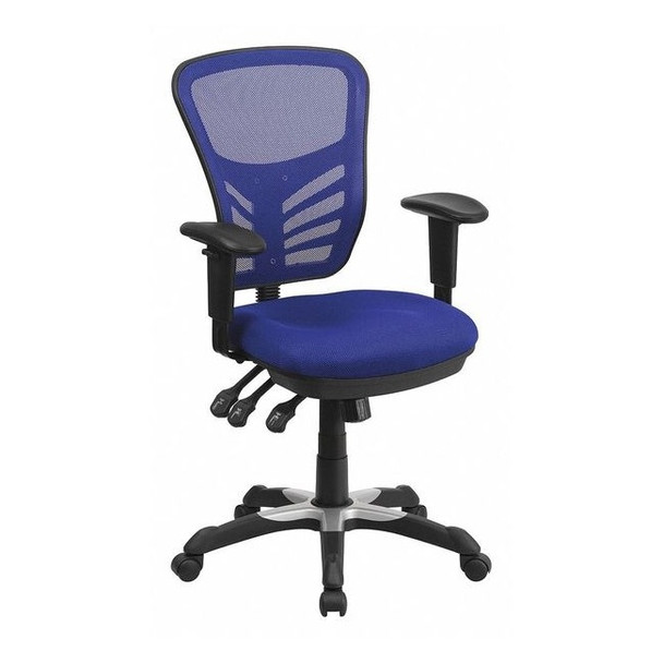 Flash Furniture Executive Chair,Blue Seat,Mesh Back HL-0001-BL-GG